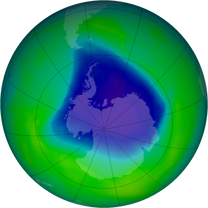 Ozone Map 2005-11-05